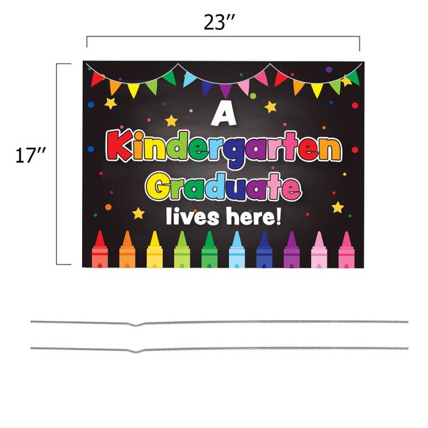 Kindergarten Graduation Yard Sign