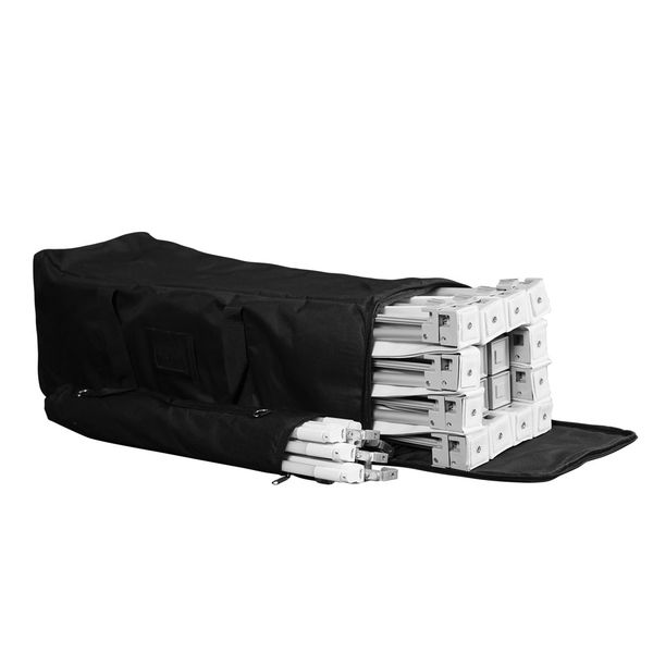 Carrying cases are included for print, frame and lights