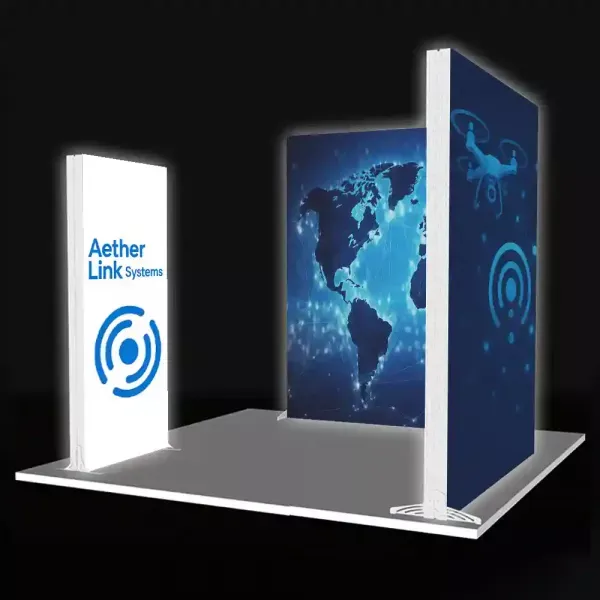 Back wall with custom print