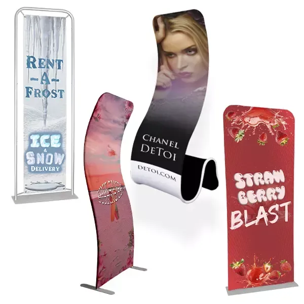 Tension pillow displays