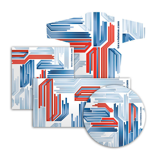 In addition to our eye-catching t-shirt shape, Fan Banners are offered in a round shape as well