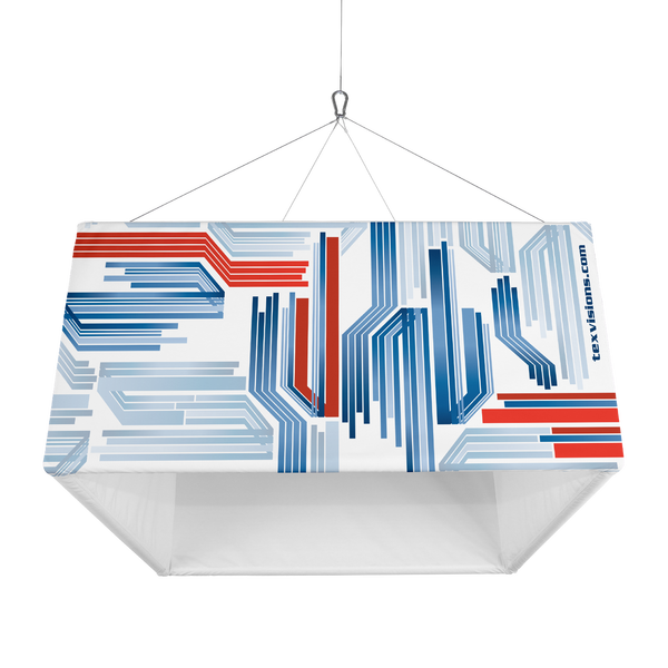 The Hanging Square uses four Steel Rope pieces from each corner and come together at the Carabiner Snap Hook