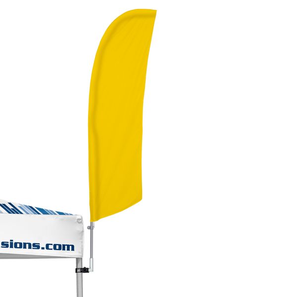 Advertising Tent Feather Flag 90° in Stock Colors