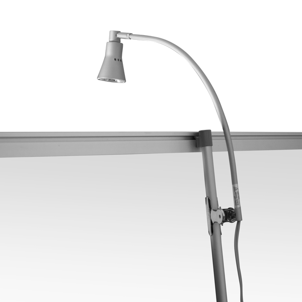 Silver color goes well with Roll Ups and Easy Displays