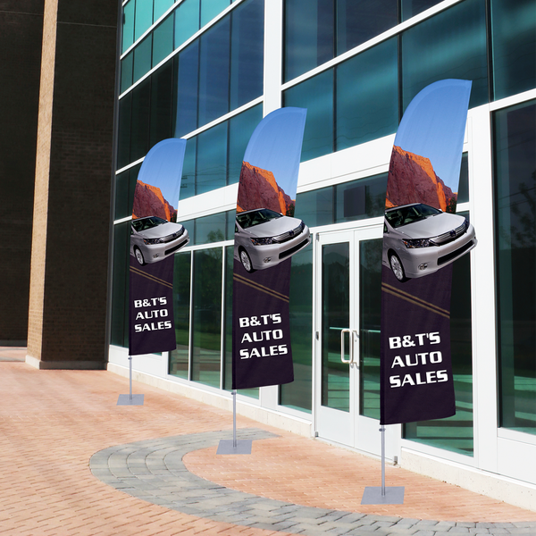 Custom flags are a great addition to storefronts