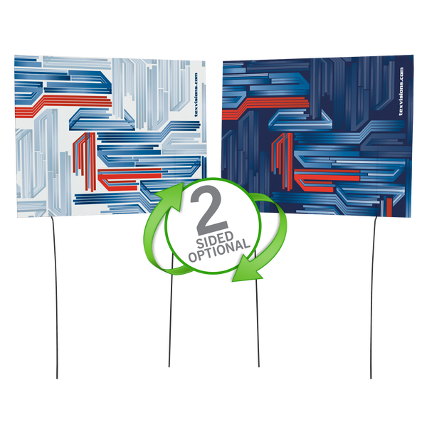 You can choose to print on one side or both sides for maximum exposure You can choose to print on one side or both sides for maximum exposure