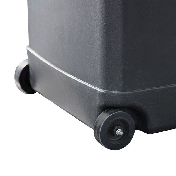 Fully portable thanks to rolling wheels