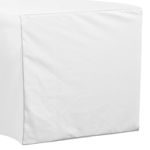 Print encloses foam core with hook-and-loop fastener on one side