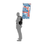 Backpack Walking Flag Backpack Walking Flag