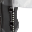 The pole set attaches to the backpack, and can be removed. The pole set attaches to the backpack, and can be removed.