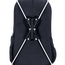 The fiberglass poles are inserted into the backpack to form an X shape that keeps the custom print taut The fiberglass poles are inserted into the backpack to form an X shape that keeps the custom print taut