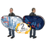 Pop Out Walking Billboard- 4.8’ Wide, 2 Panels Pop Out Walking Billboard- 4.8’ Wide, 2 Panels