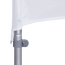Prints for the Portable Flagpole are secured to the hardware’s clamp with the sewn on tab Prints for the Portable Flagpole are secured to the hardware’s clamp with the sewn on tab