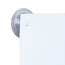 An air tight suction cup is used to fasten each corner of the print for mounting it flat against the window An air tight suction cup is used to fasten each corner of the print for mounting it flat against the window