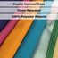 Polyester fabric is stain-resistant and features all around hemmed sides Polyester fabric is stain-resistant and features all around hemmed sides