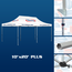 10' x 20' Plus Tent available in silver finish 10' x 20' Plus Tent available in silver finish