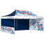 10 x 20 tent shown with two full walls and one half wall 10 x 20 tent shown with two full walls and one half wall