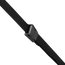 Length adjustment clip closes tight and keeps webbing taut Length adjustment clip closes tight and keeps webbing taut