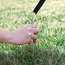 Webbing gets placed around stake (not included) Webbing gets placed around stake (not included)
