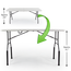 Raise Your Table Transform our 29" tall table with bent legs into a 35" tall table that is a lot more comfortable to work at when standing