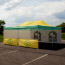 Half walls can be used with larger size tents, like the 20' x 20'