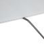 Stakes are inserted into the flutes on the signs Stakes are inserted into the flutes on the signs