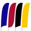 Stock Color Feather Flag Set Stock Color Feather Flag Set