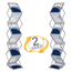 Display media on both sides of the display Display media on both sides of the display