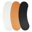 Tabletops are available in black, white or wood, all with a wood-grain finish Tabletops are available in black, white or wood, all with a wood-grain finish