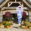 The Shield Flag can be used indoors or outdoors with a single-reverse or double-sided print The Shield Flag can be used indoors or outdoors with a single-reverse or double-sided print