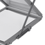 To assemble the Literature Rack Double-Sided, simply unfold the frame and slide the locking feature into place To assemble the Literature Rack Double-Sided, simply unfold the frame and slide the locking feature into place