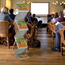 The design allows your client to display their brochures on both the front and back of this double-sided stand The design allows your client to display their brochures on both the front and back of this double-sided stand