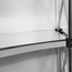 The included shelf installs easily into the aluminum frame and is hidden behind the custom print The included shelf installs easily into the aluminum frame and is hidden behind the custom print