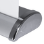 Lightweight aluminum base is finished with chrome end caps for a professional look Lightweight aluminum base is finished with chrome end caps for a professional look