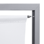 To assemble the Table Display, simply insert the print’s spring rods into the lightweight aluminum frame To assemble the Table Display, simply insert the print’s spring rods into the lightweight aluminum frame