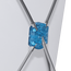 this small x banner stand creates a distinctive X-shaped frame that keeps the print taut at all times this small x banner stand creates a distinctive X-shaped frame that keeps the print taut at all times