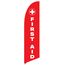 First Aid Feather Flag