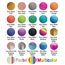 Glitter and multicolor color chart