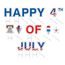4th of July yard letters with their stakes Happy 4th of July Yard Letters and Stakes