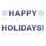 Happy Holidays with stakes Yard signs with stakes