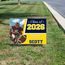Football Yard Sign With Photo Football Yard Sign With Photo