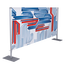 Your client can use the 2D Connector with any standard or custom size of the Barrier System Basic Your client can use the 2D Connector with any standard or custom size of the Barrier System Basic