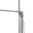 The Roll Up Light – Silver is mounted to the support pole and can be adjusted to the desired angle The Roll Up Light – Silver is mounted to the support pole and can be adjusted to the desired angle