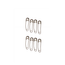 8 safety pins are included with banner, measuring 1-1/16" in length 8 safety pins are included with banner, measuring 1-1/16" in length