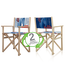 Chairs include a single-sided as well as a double- reverse sided prints Chairs include a single-sided as well as a double- reverse sided prints
