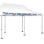Add graphics to the Interchangeable banner valance to promote company branding Add graphics to the Interchangeable banner valance to promote company branding