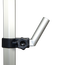 The included holder is easily attached: simply slide it up the tent leg and tighten the knob The included holder is easily attached: simply slide it up the tent leg and tighten the knob