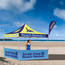 If your client is taking their tent on the beach, the tent feather flag is a great way to draw extra attention If your client is taking their tent on the beach, the tent feather flag is a great way to draw extra attention