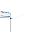 Simply slide the vinyl flag onto the white Advertising Tent Flagpole Simply slide the vinyl flag onto the white Advertising Tent Flagpole