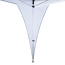 Using hook-and-loop fastener, the Tent Corner Banners easily attach to the tent leg, which is obscured from view Using hook-and-loop fastener, the Tent Corner Banners easily attach to the tent leg, which is obscured from view